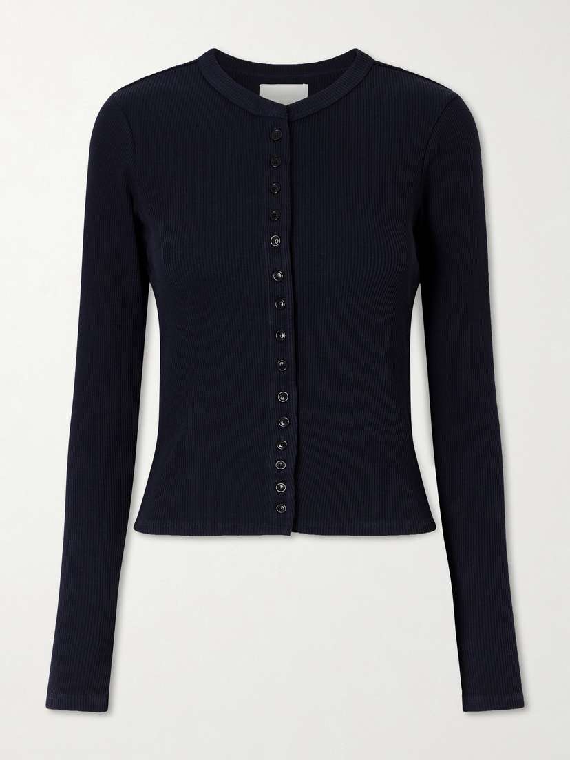 Citizens of Humanity Kari Ribbed Stretch-jersey Cardigan