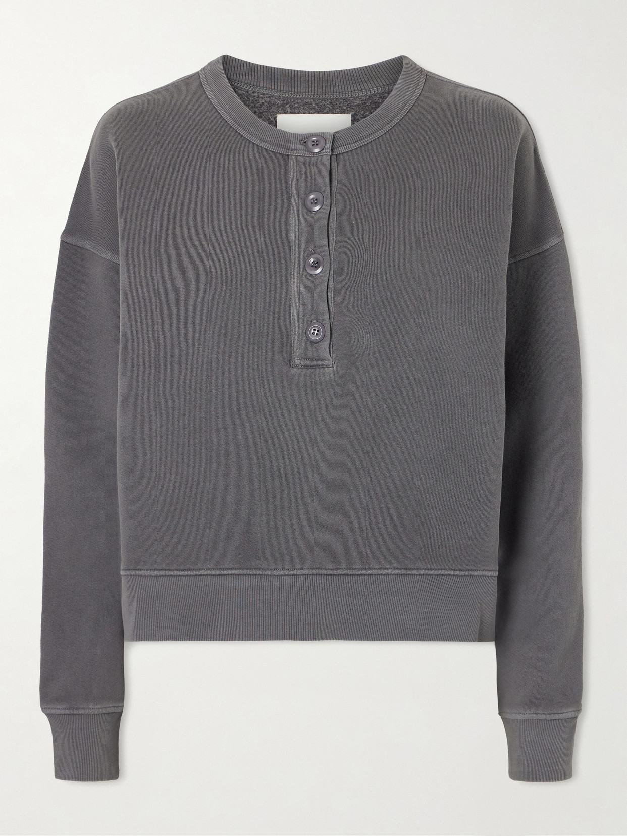 Citizen Of Humanity Cotton-blend Fleece Sweatshirt In Gray