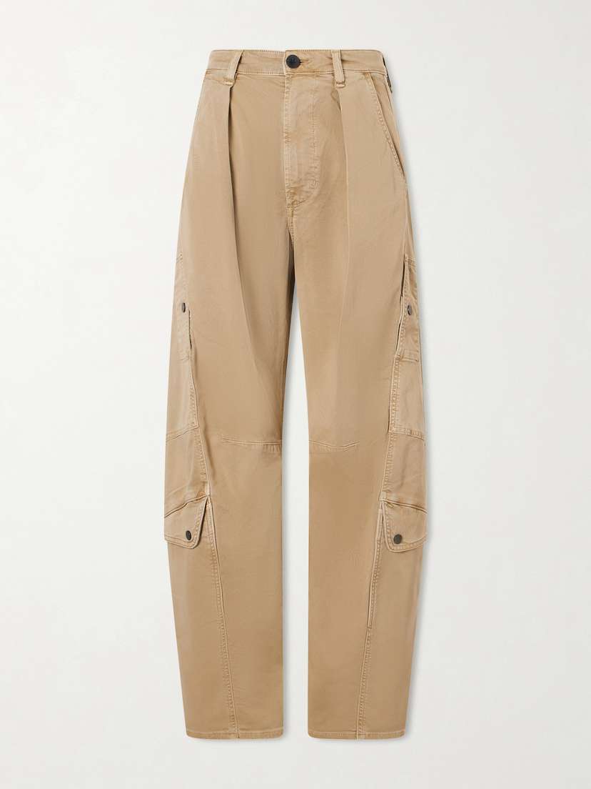 Citizens of Humanity Flight Mid-rise Straight-leg Cotton-blend Twill Cargo Pants