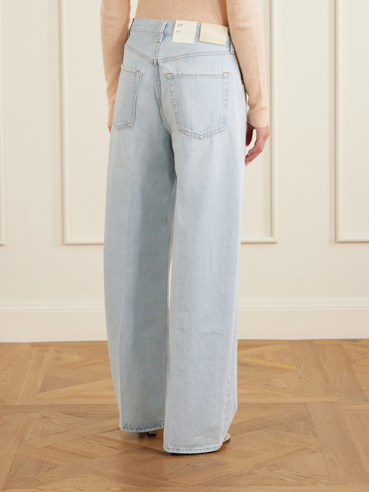 Ayla Baggy Mid-Rise Wide- Leg