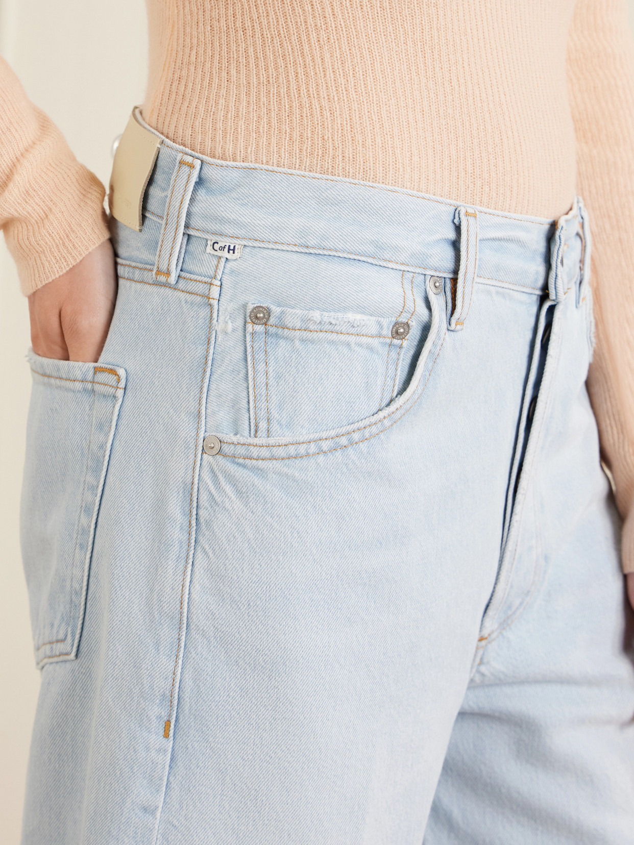 Ayla Baggy Mid-Rise Wide- Leg