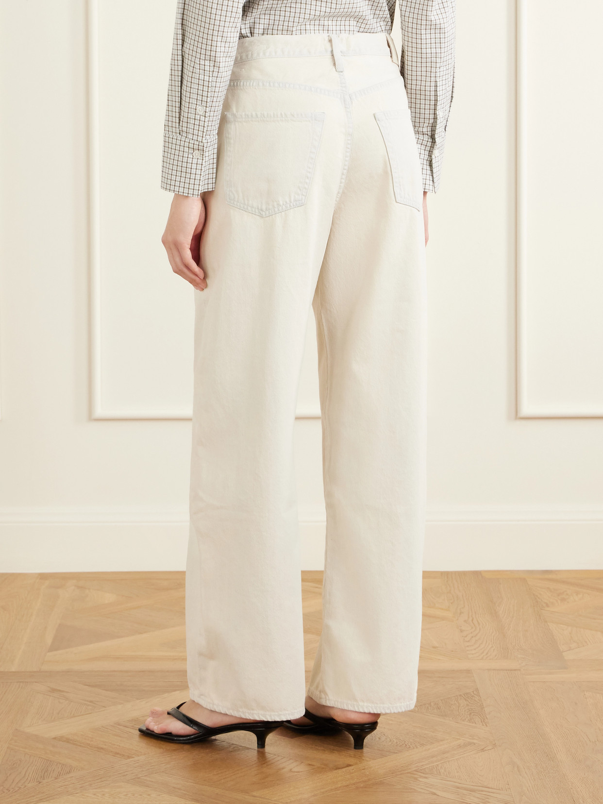Brynn Drawstring Mid-Rise Wide- Leg