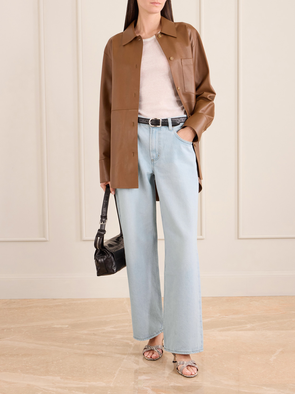 Lindz Mid-Rise Straight-Leg Jeans