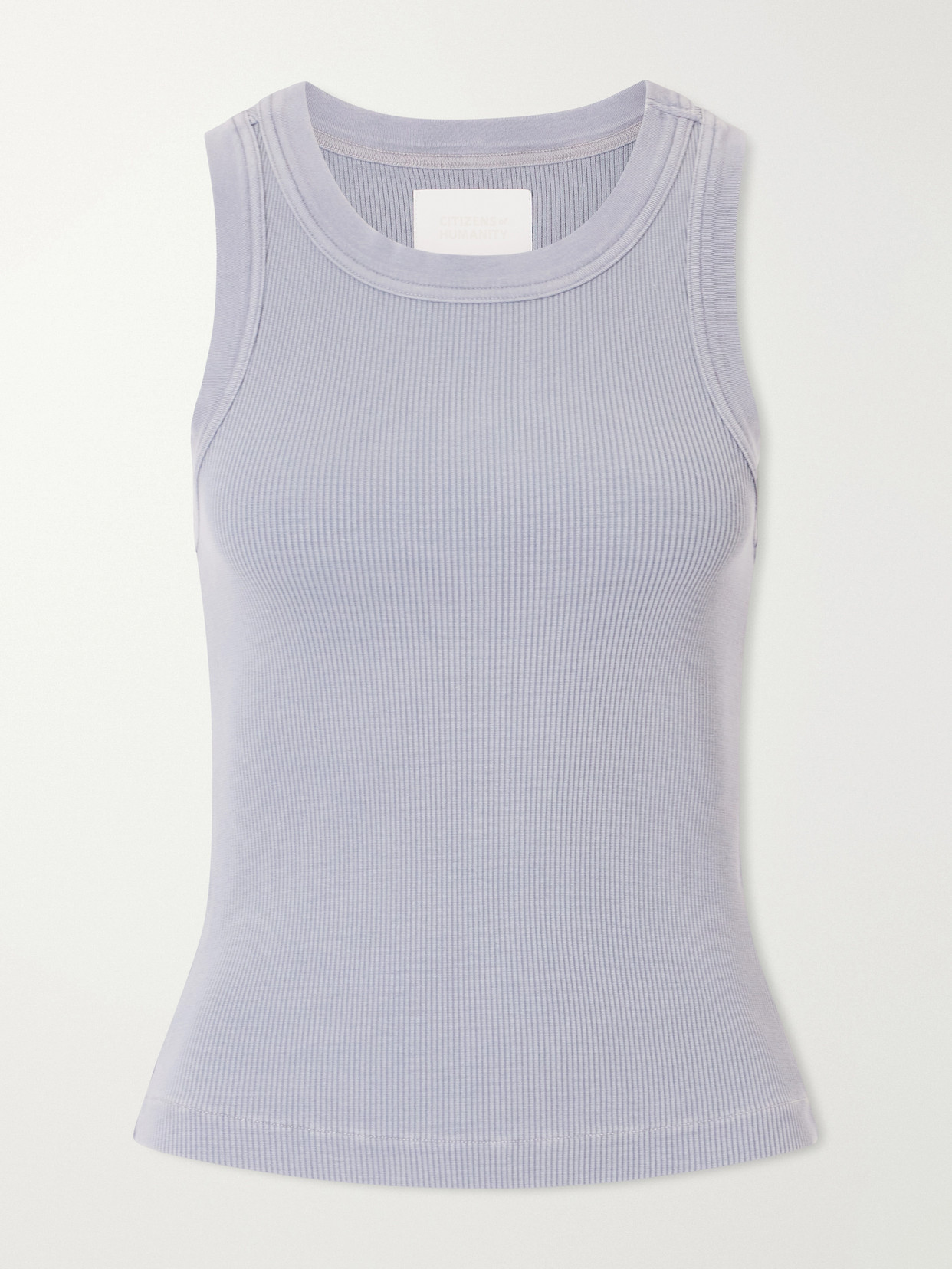 Citizens of Humanity - Isabel Ribbed Jersey Tank - Gray