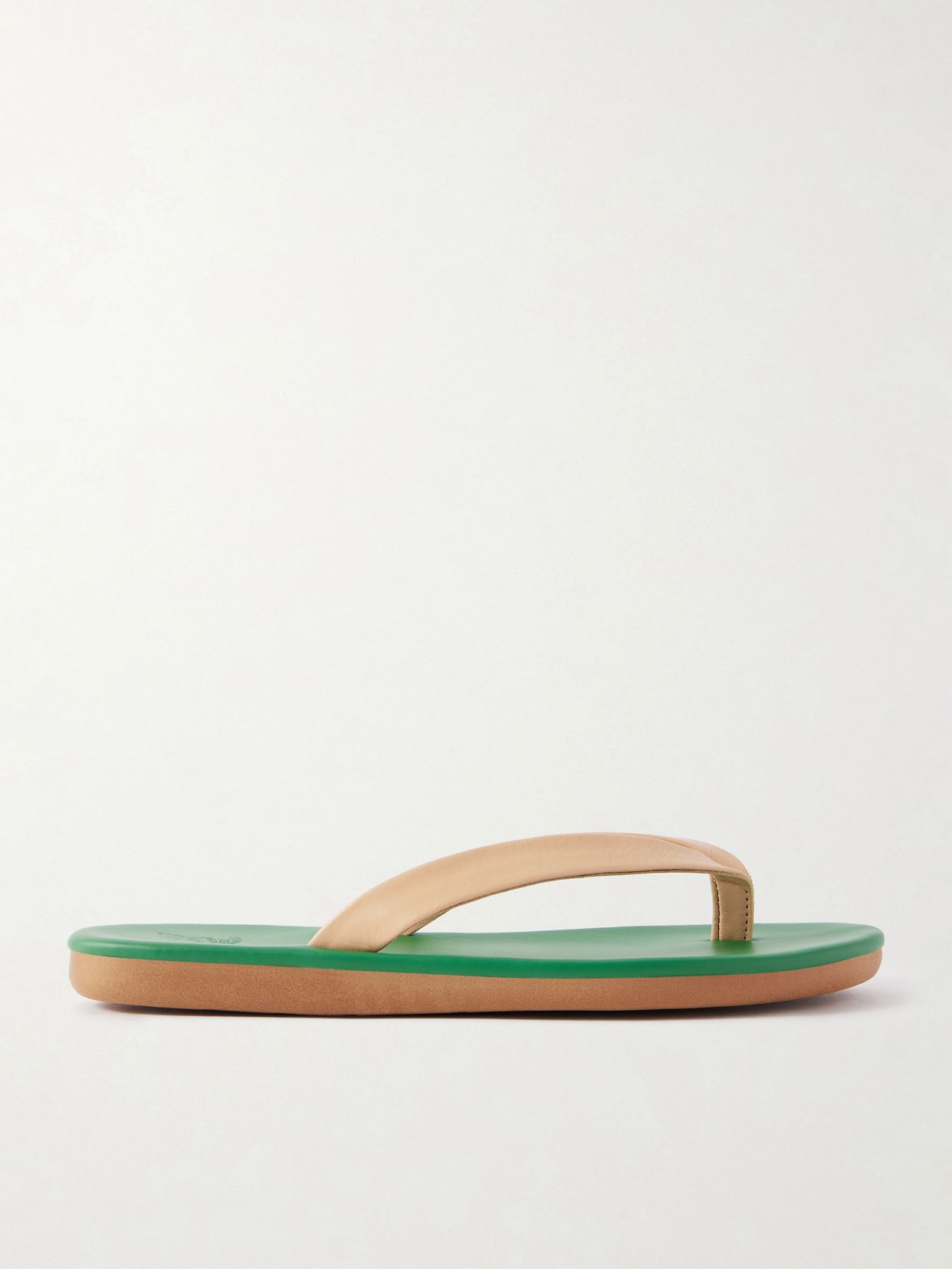 Saionara leather flip flops