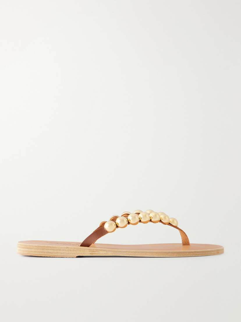 Ancient Greek Sandals Endoxi Studded Leather Sandals