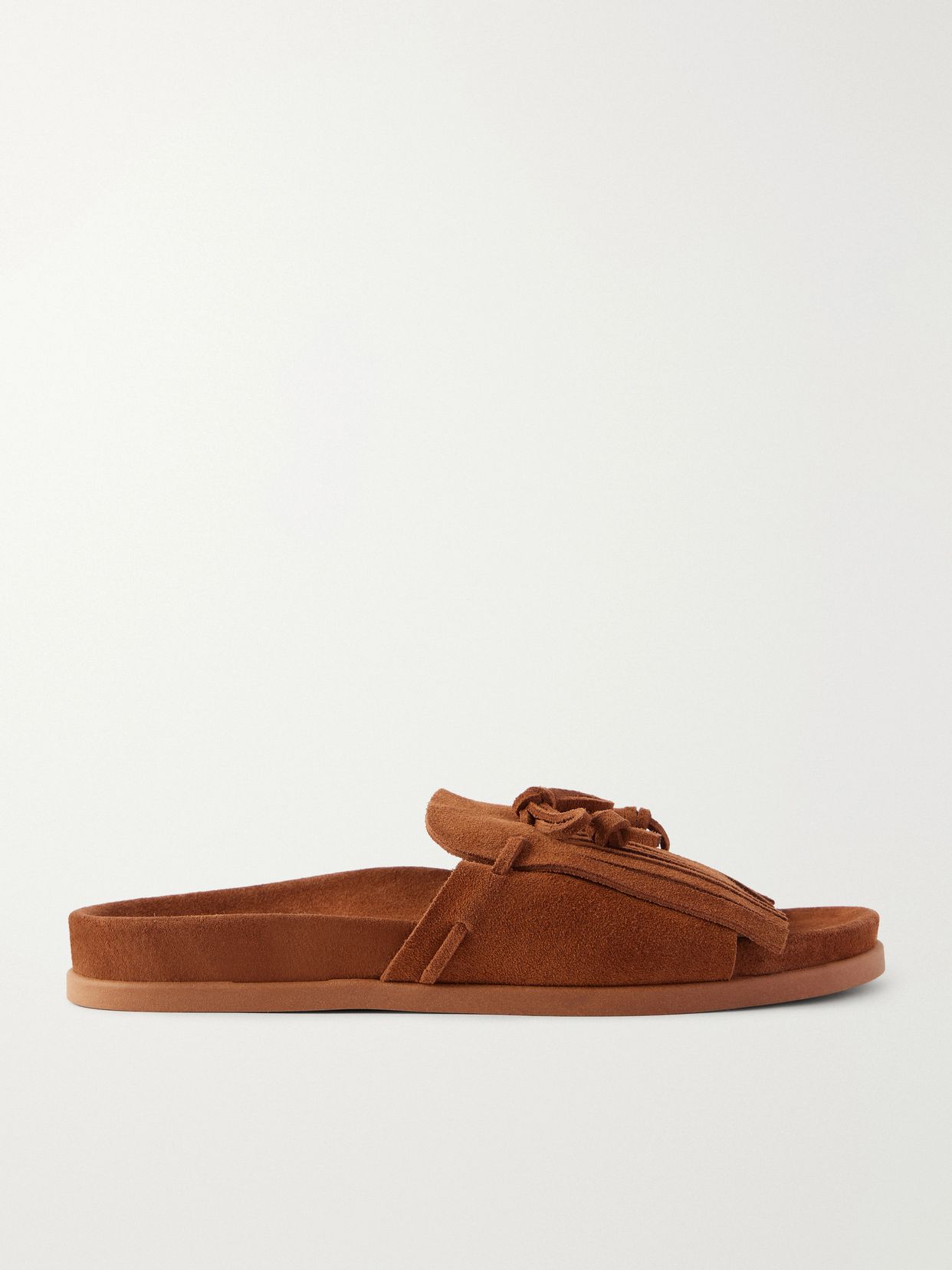 amfiliki suede slide on