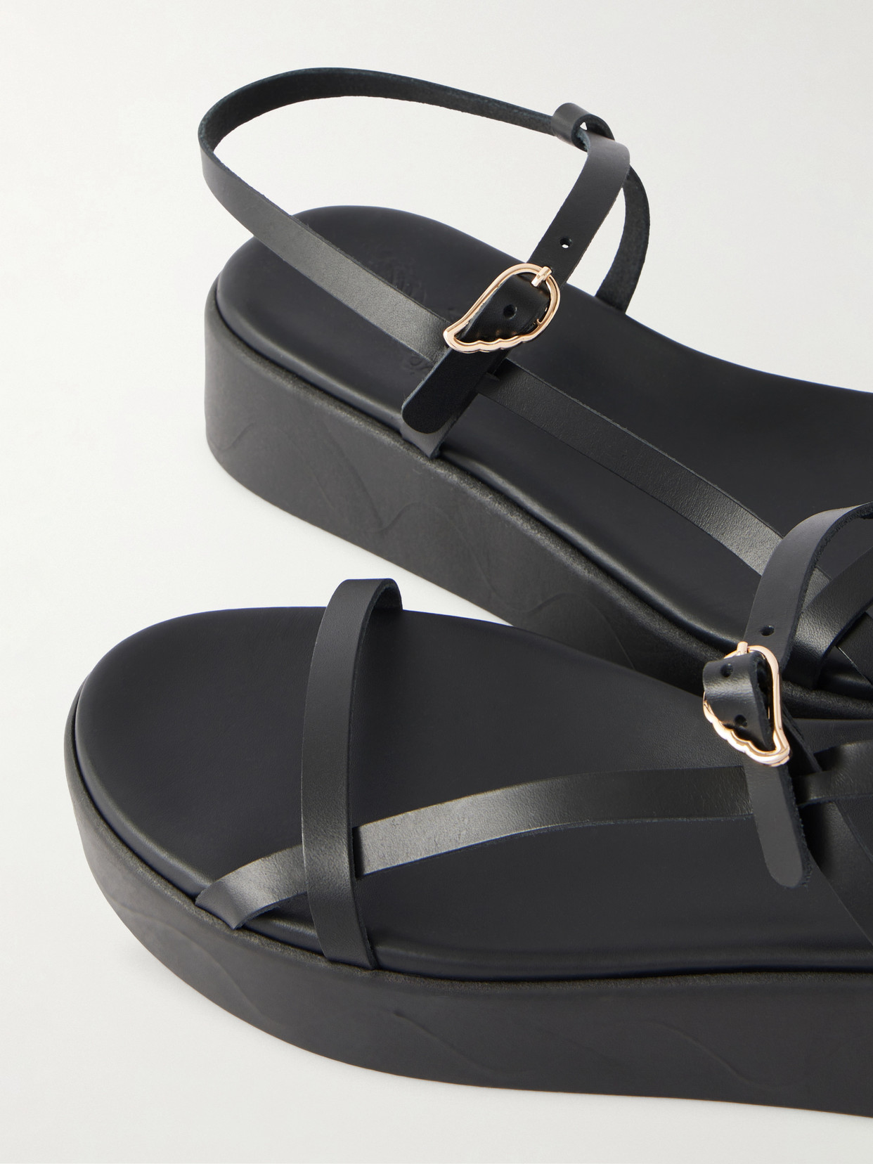Politia Leather Platform Sandals