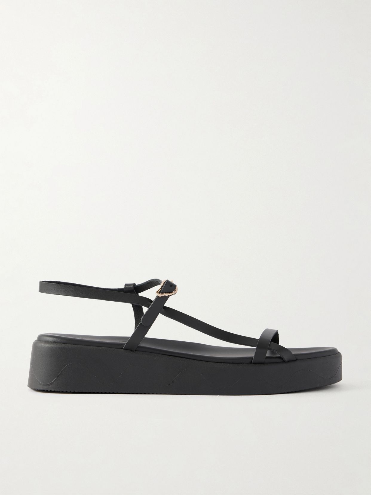 Politia leather platform sandals
