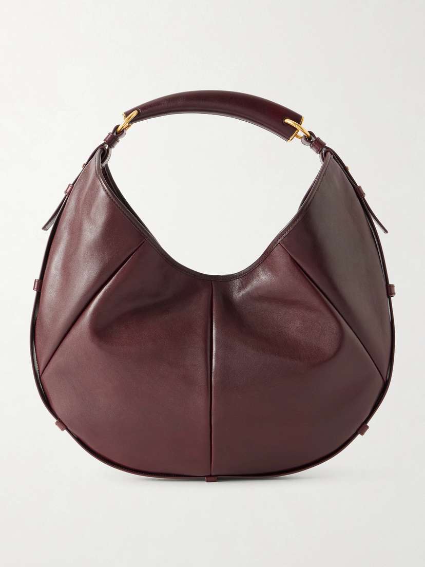 Saint Laurent Mombasa Paneled Leather Shoulder Bag