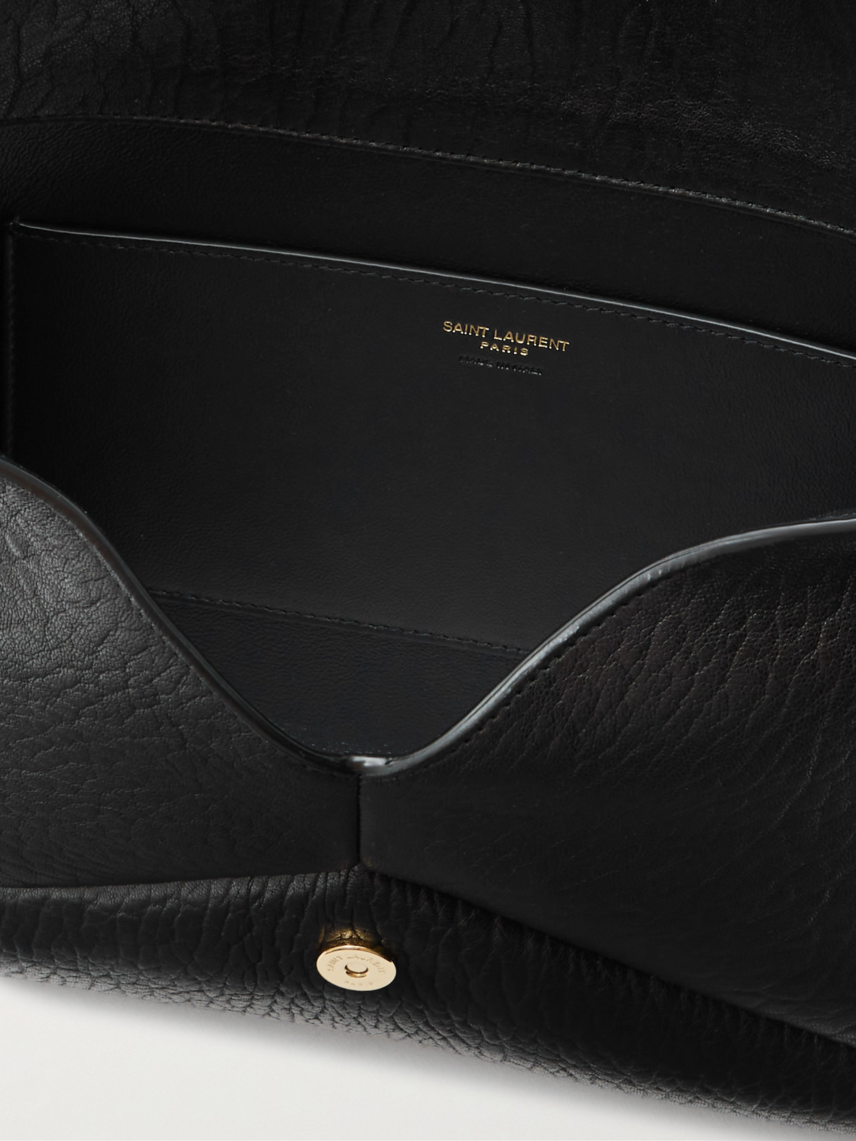 Cassandre Textured-Leather Shoulder Bag