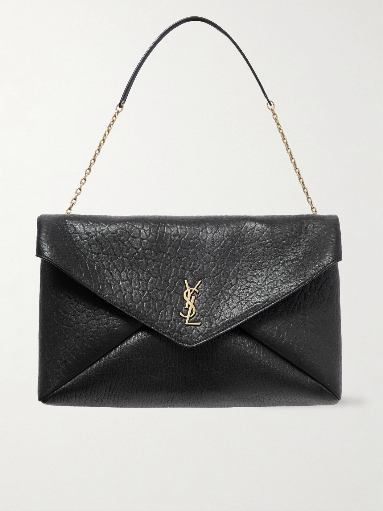 Cassandre Textured-Leather Shoulder Bag