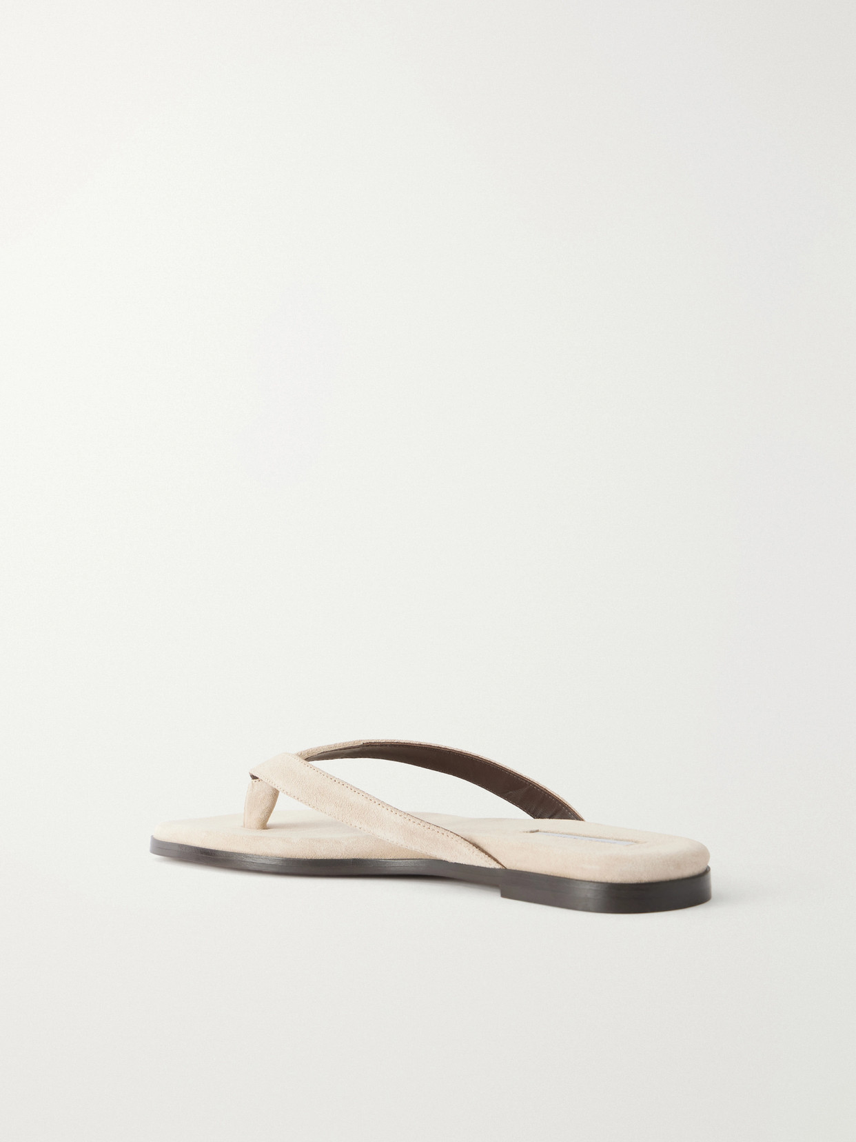Meta Suede Thong Sandals