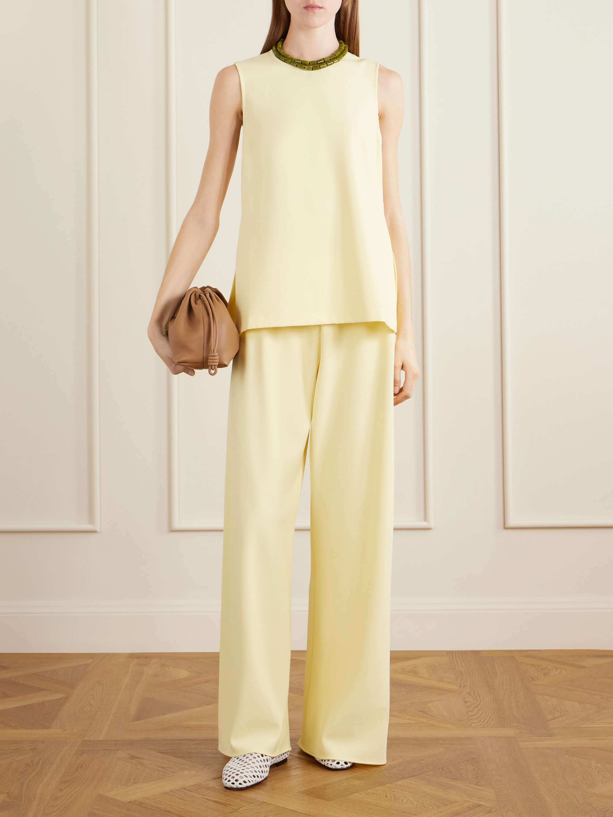 EMME PARSONS High Throat woven leather ballet flats | NET-A-PORTER