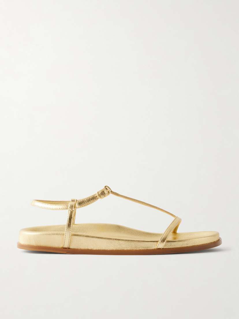 Emme Parsons Aya Metallic-leather Sandals