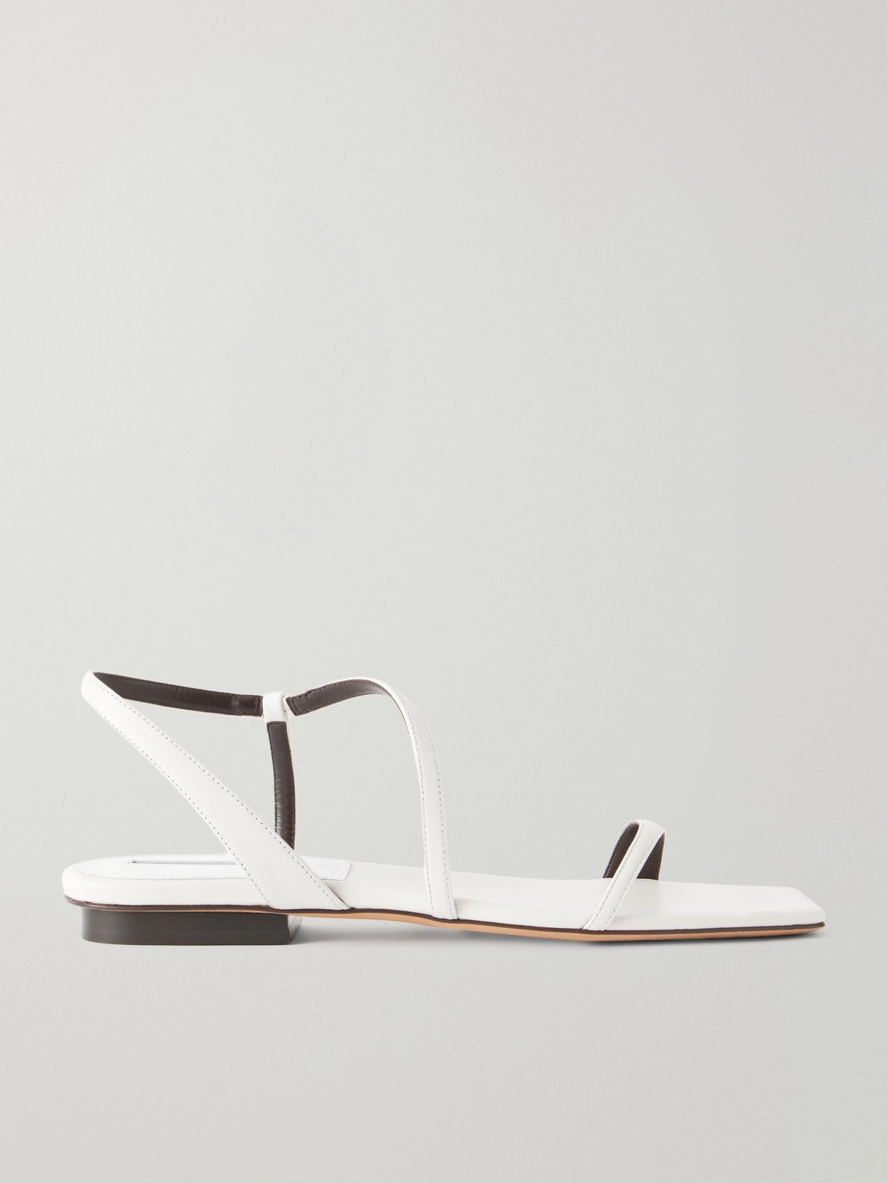 Delice leather flat sandals