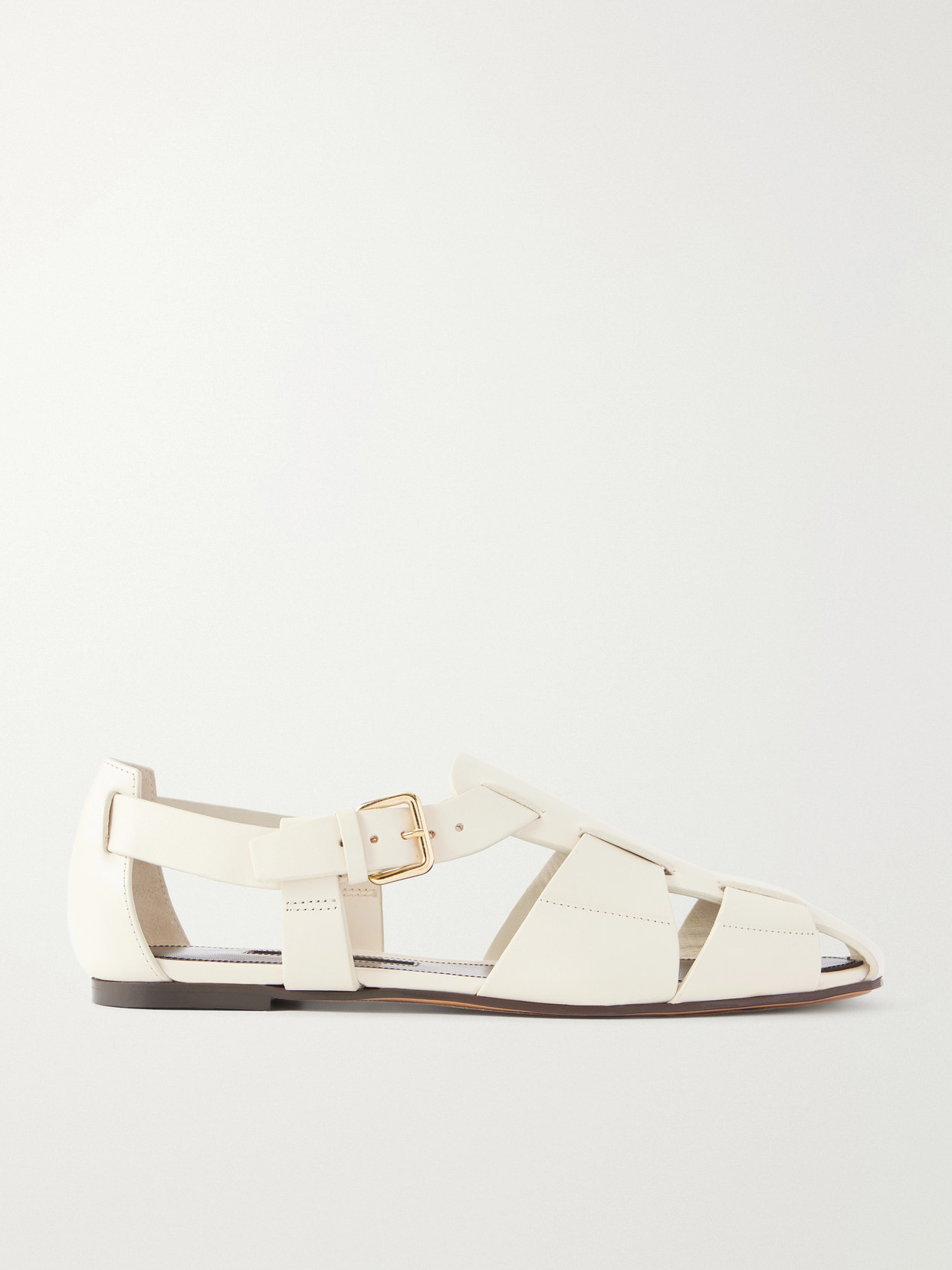 Emme Parsons Ernest Leather Sandals In White