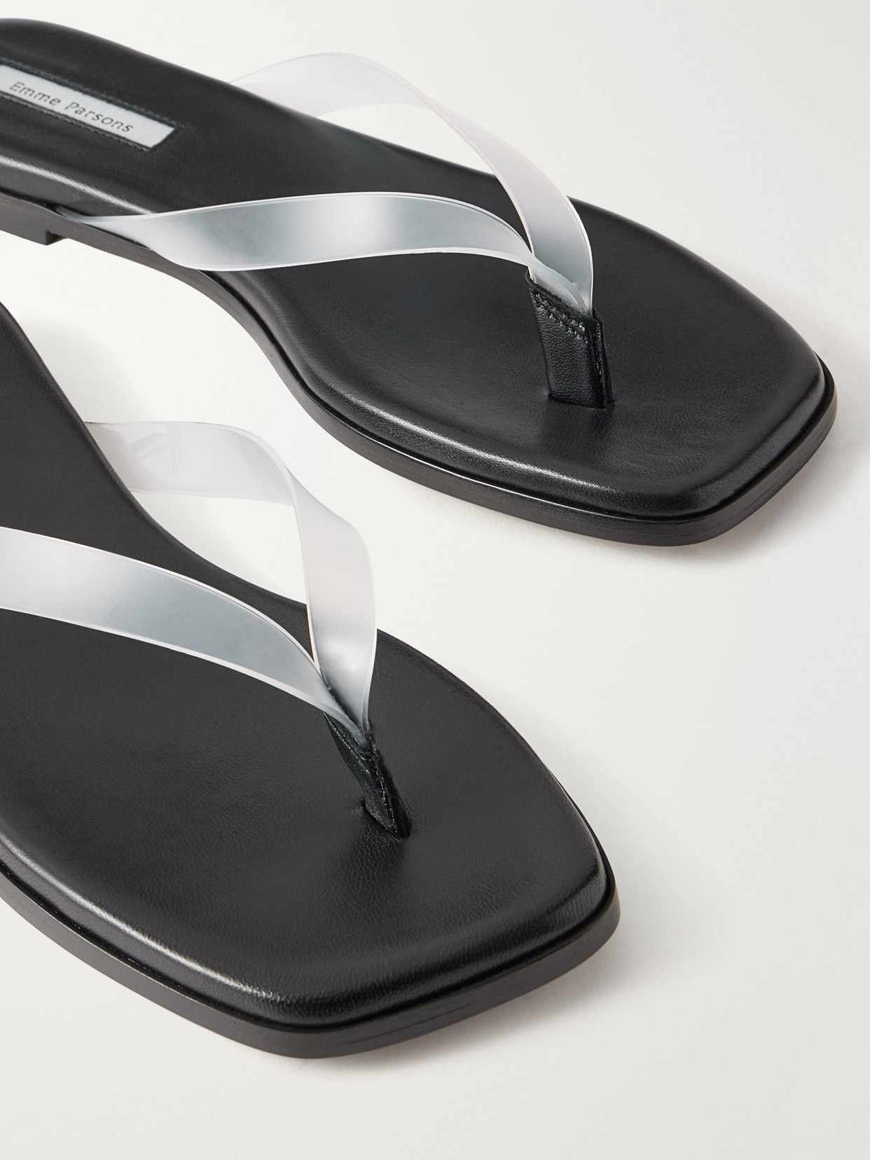 Meta Leather Thong Sandals
