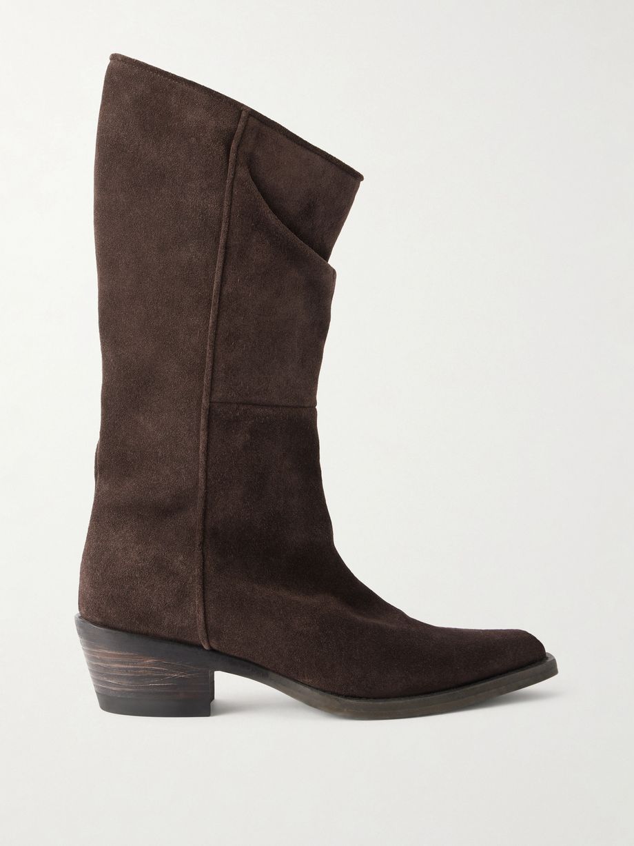 Clive suede knee boots
