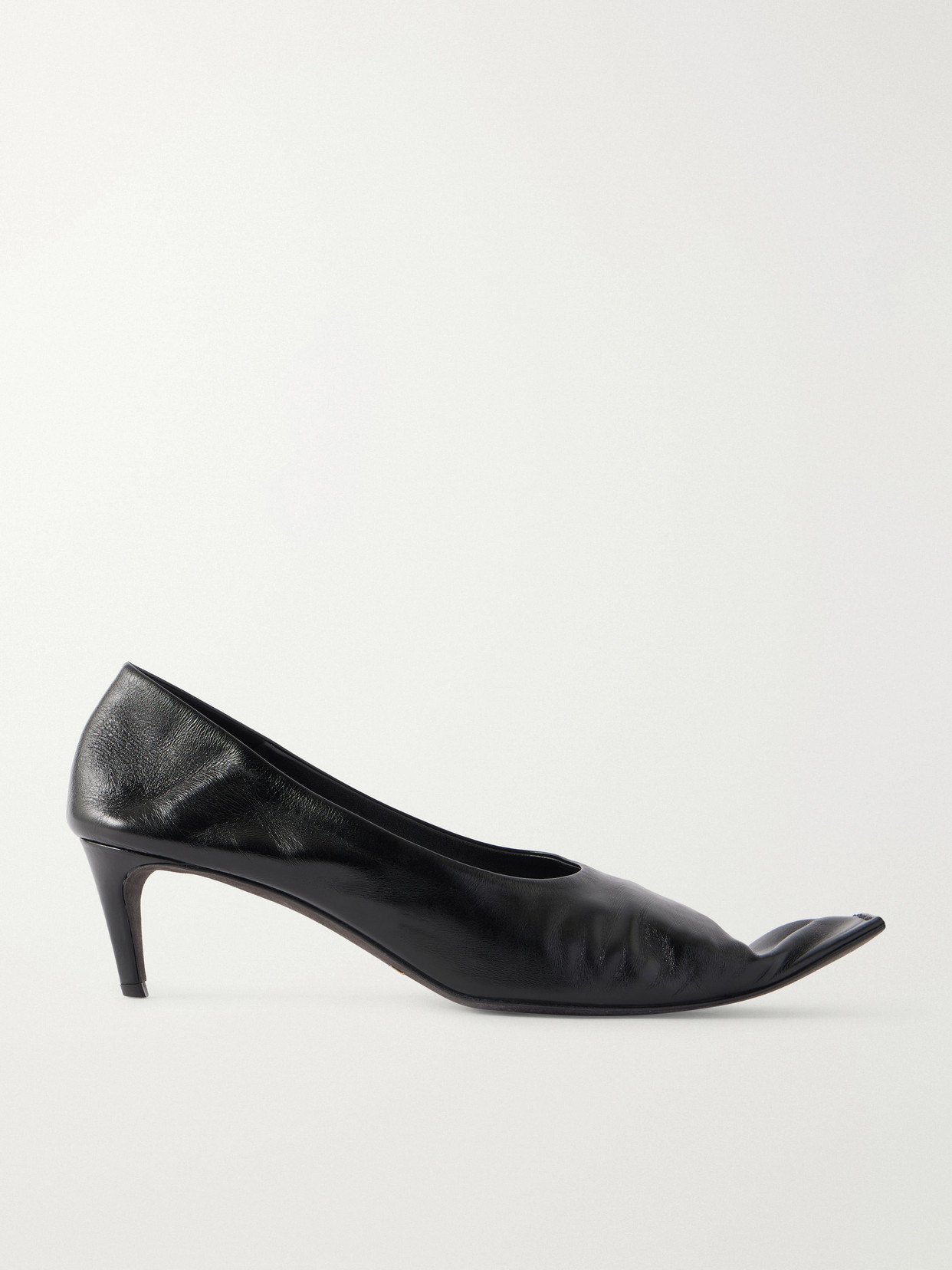 Khaite Marlene Leather Pumps In Black