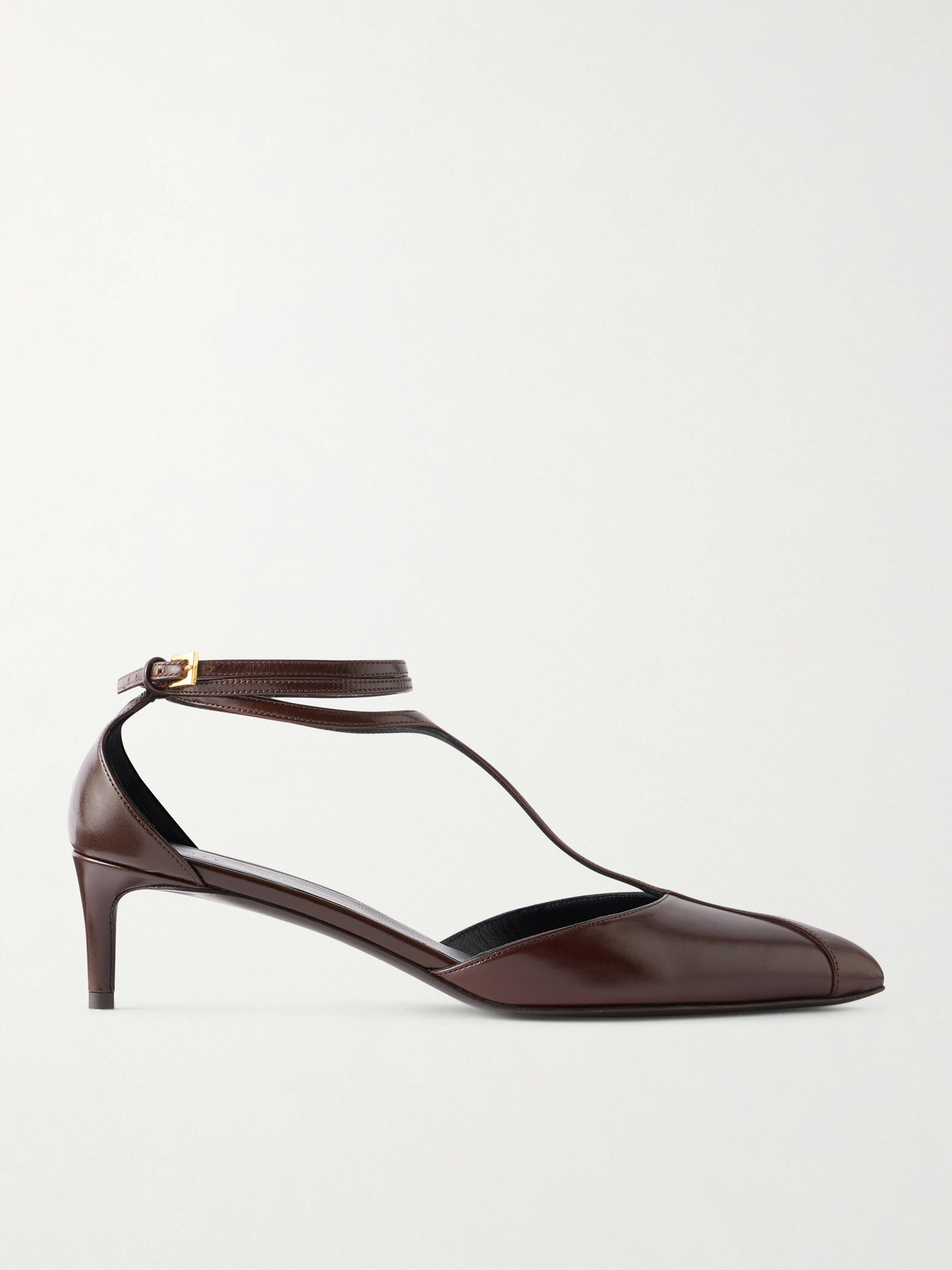 KHAITE - Mia Leather Pumps - Brown