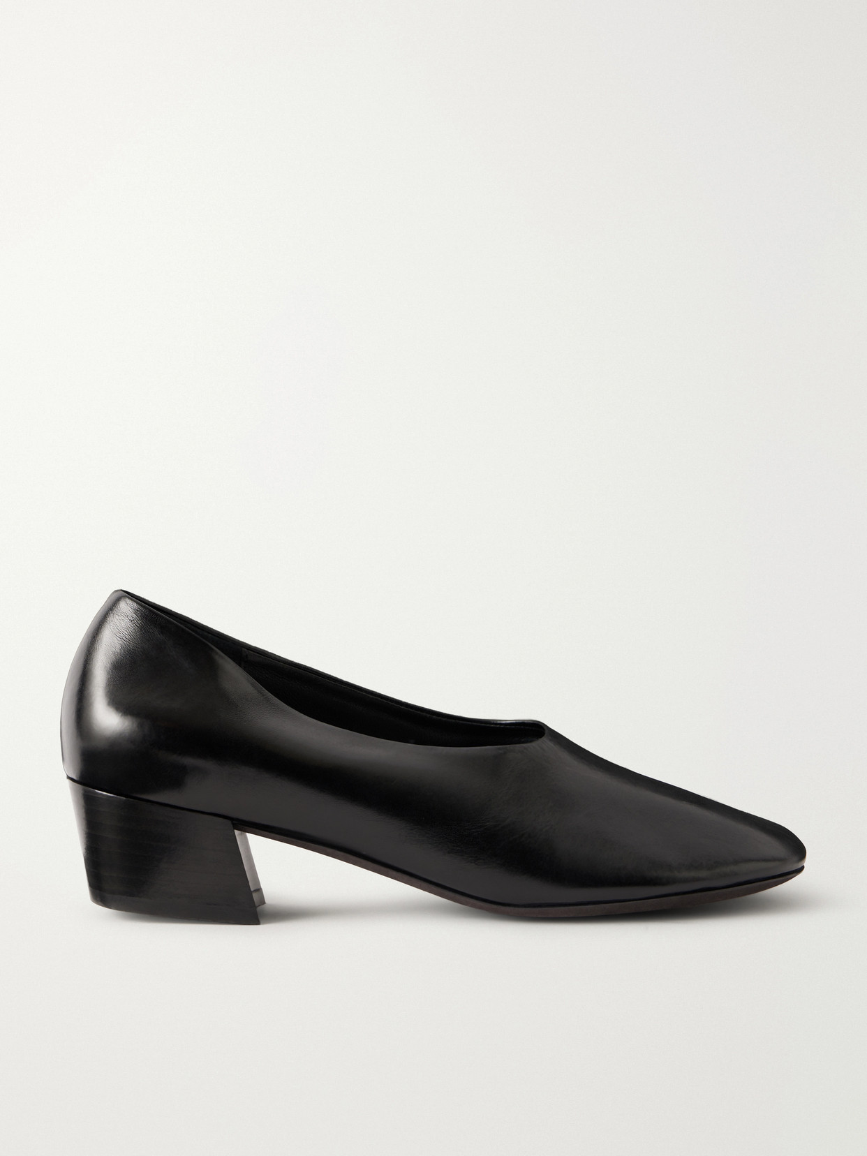 Khaite Marcy Leather Pumps In Black