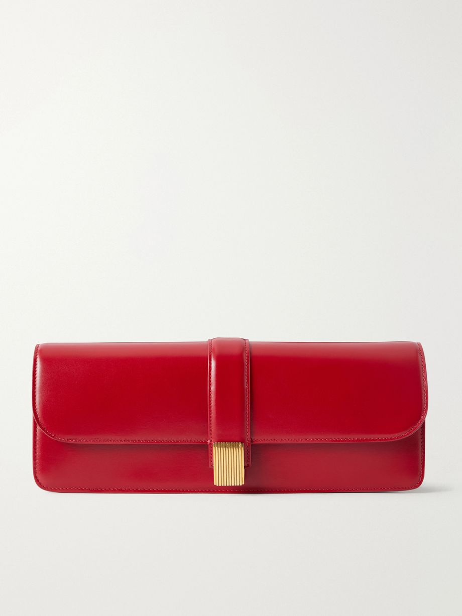 Blake leather clutch
