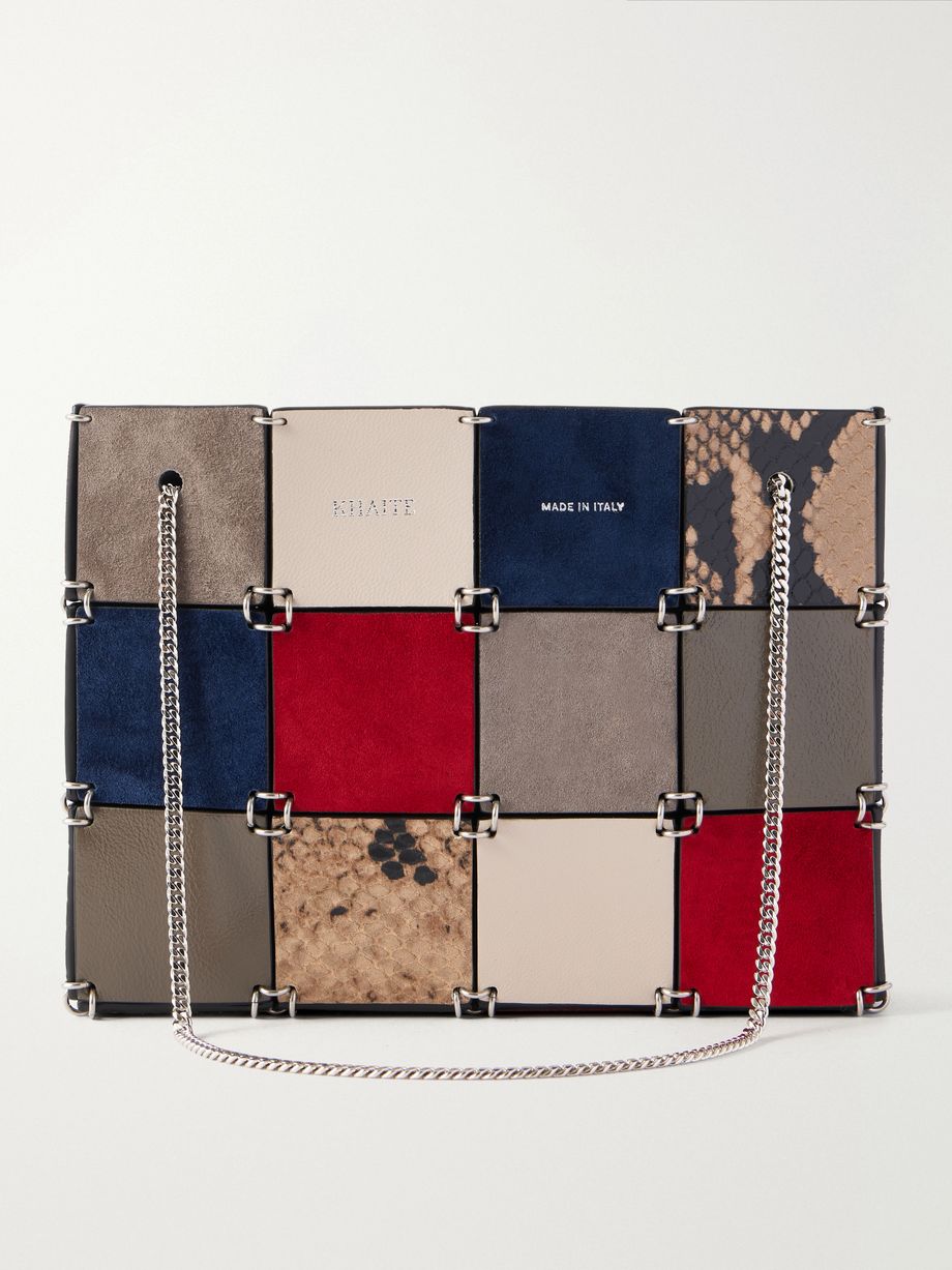 Emma color-block leather mini bag