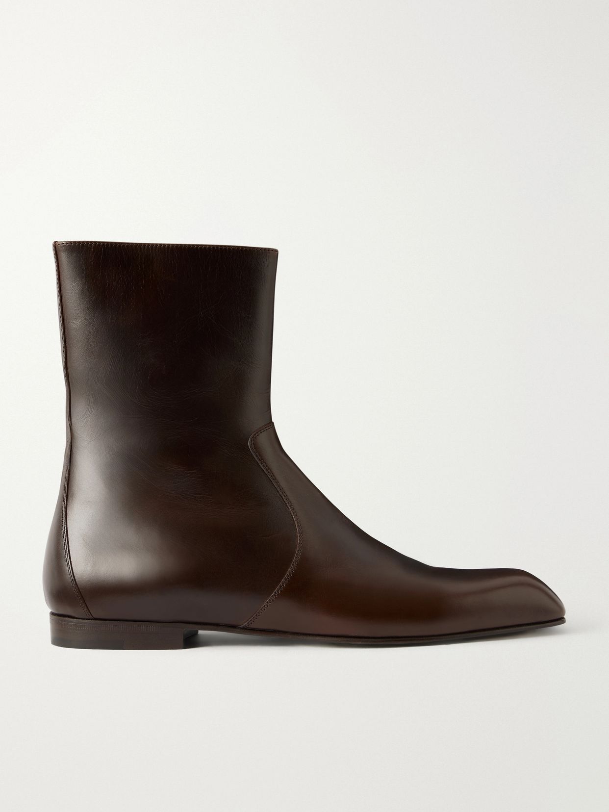 leather ankle boots