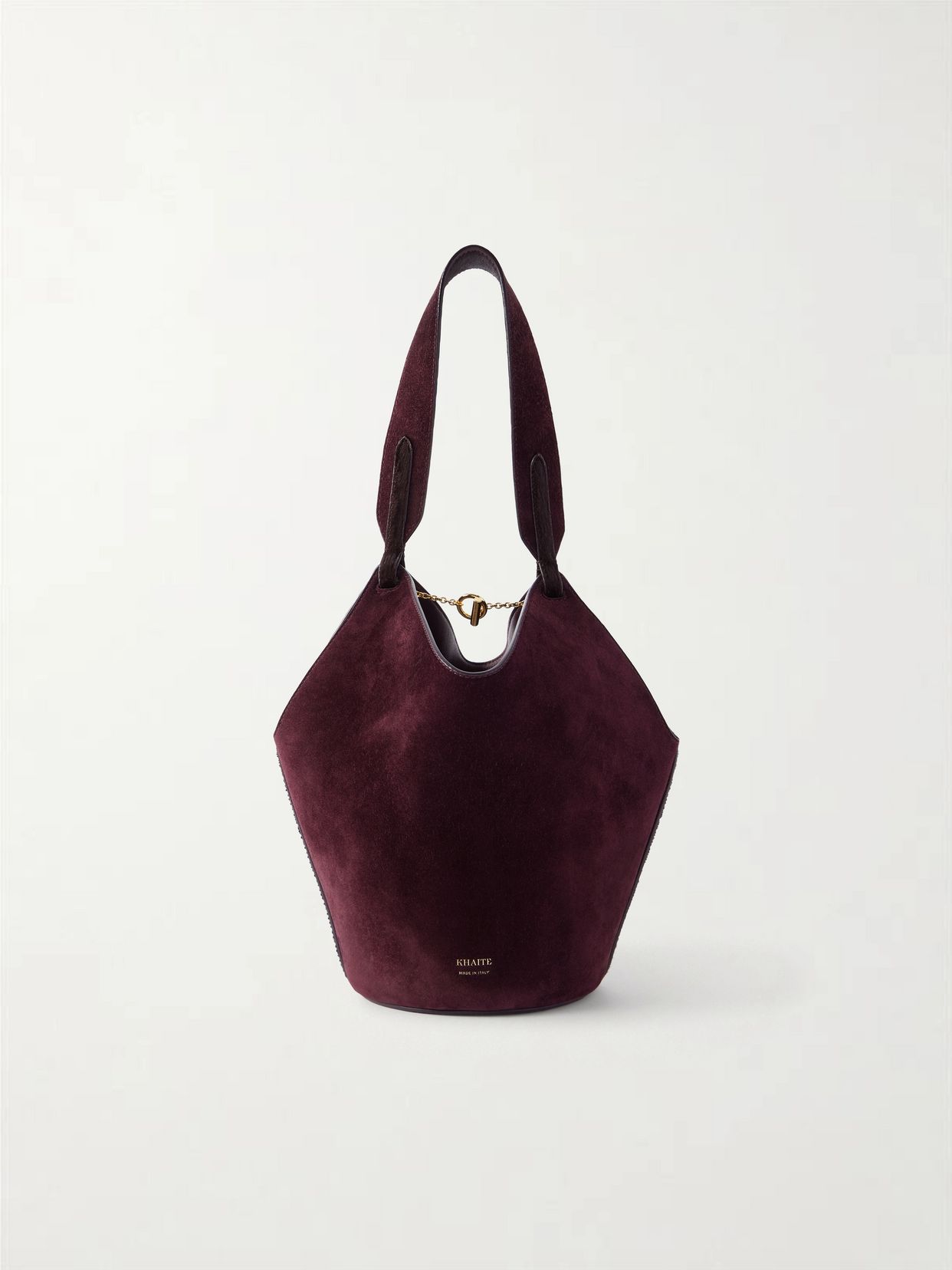 Lotus calf hair mini bag
