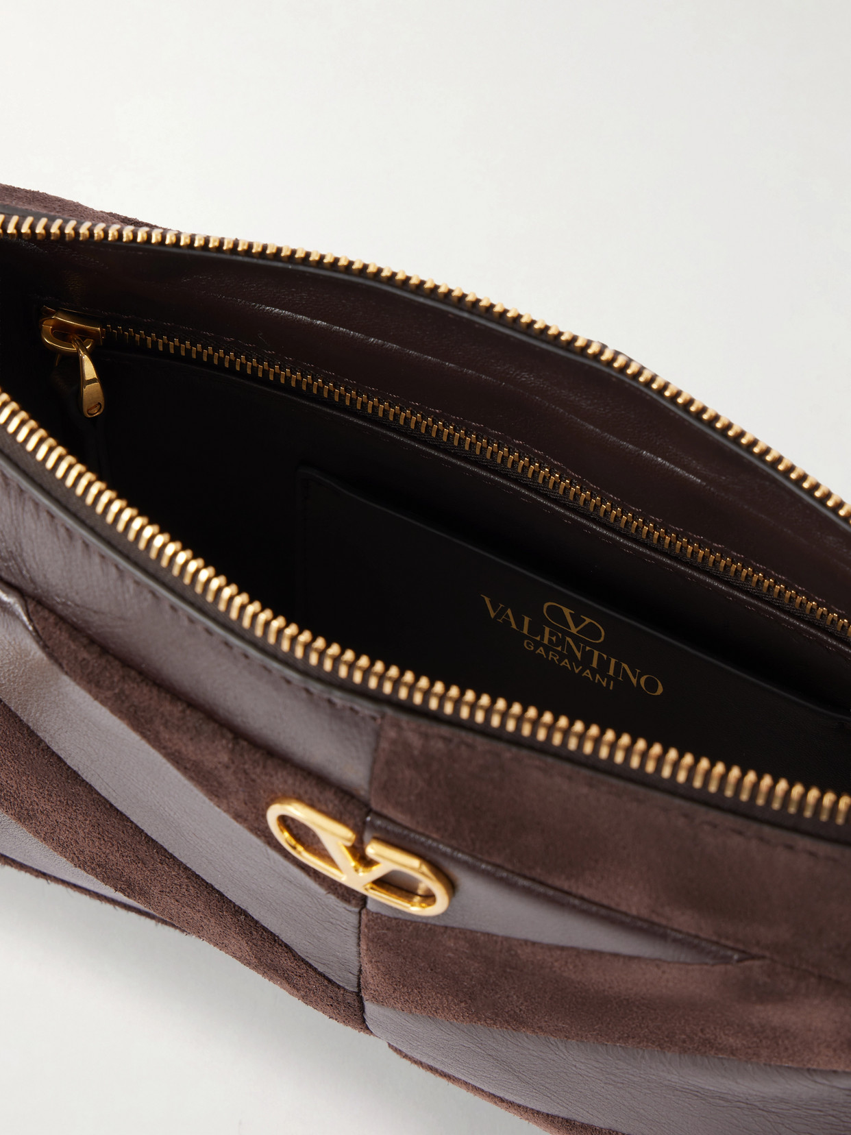 Garavani - Panthea Small Patchwork Leather And Shoulder Bag