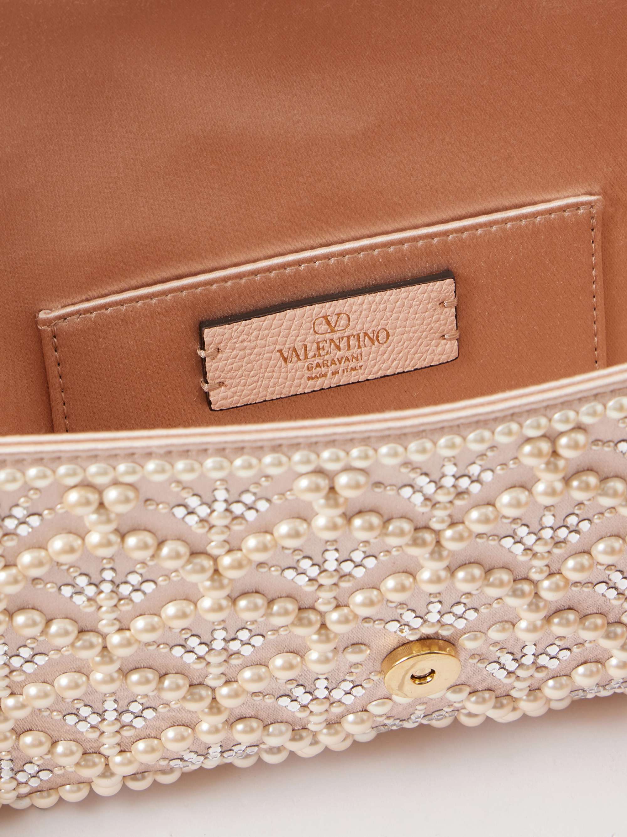 ディヴァインクロス　天香のヒルメ(Partner箔PR) VALENTINO GARAVANI DeVain pearl and crystal-embellished satin