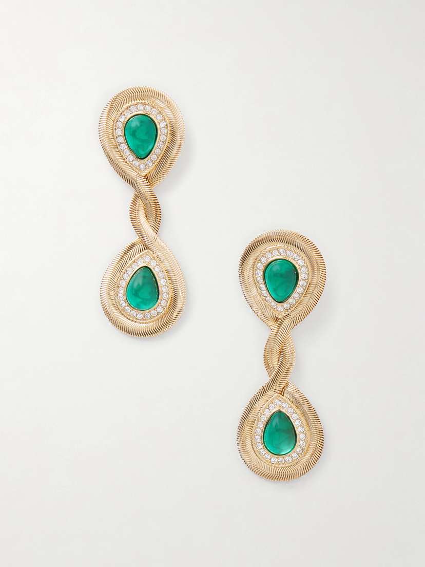 Valentino Garavani tone Crystal Earrings