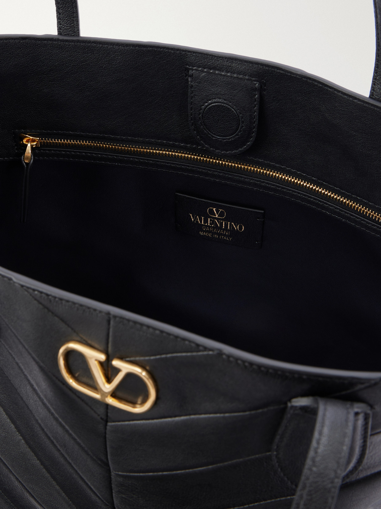 Garavani - Jean Medium Chevron Leather Tote