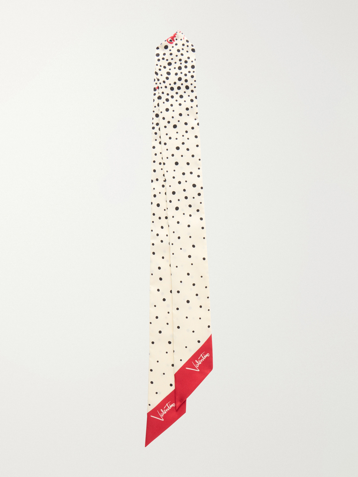 Valentino Scarf Bandeau Little Stars Starry In Silk In Neutral