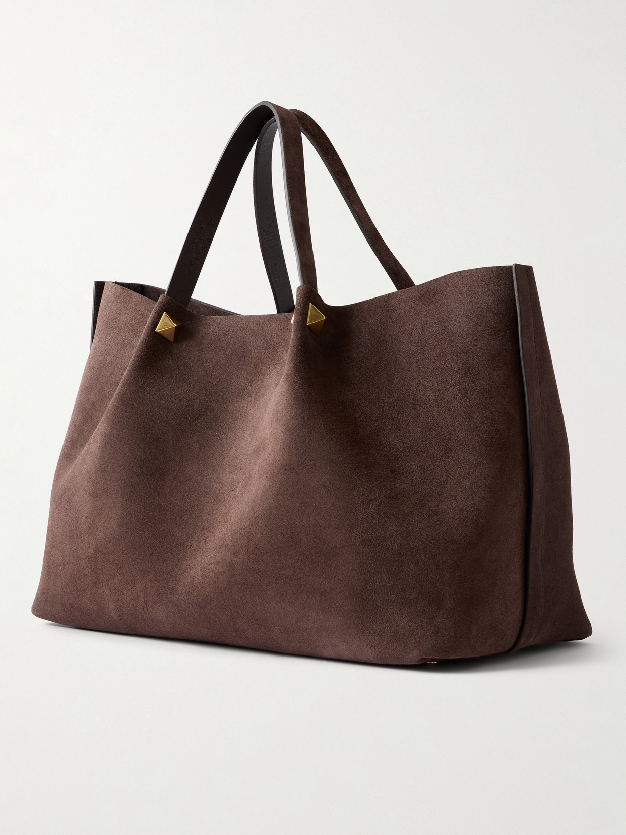 Garavani - Vlogo Signature Studded Suede Tote
