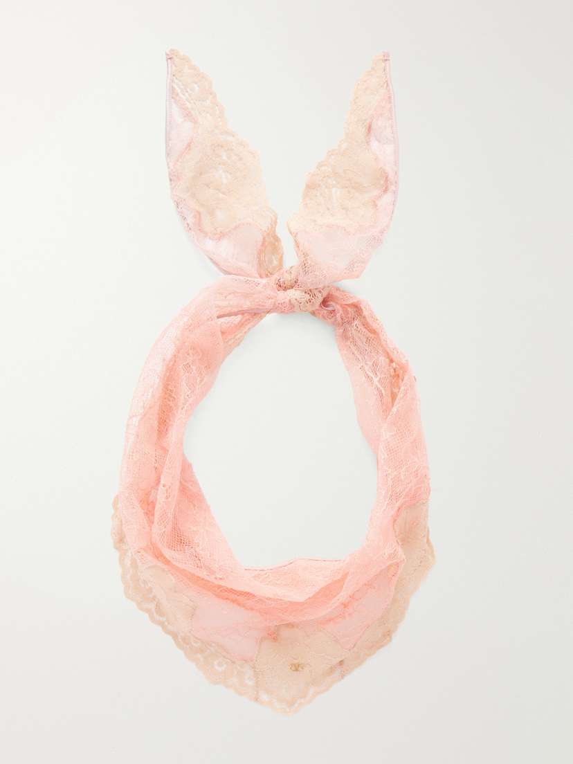 Valentino Garavani Lace Scarf | Thumbnail 5 Valentino Garavani Lace Scarf | Thumbnail 5
