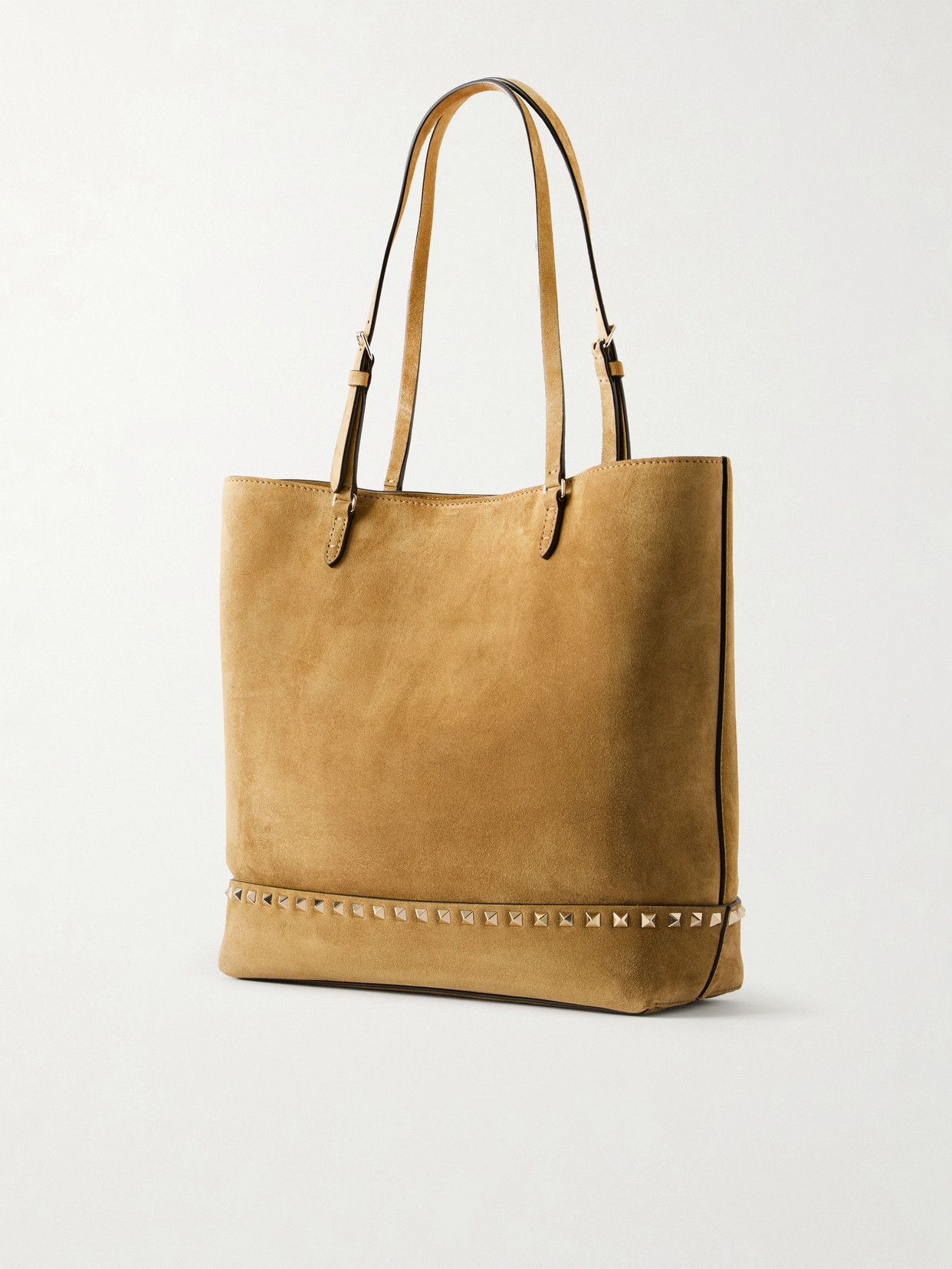 Garavani - Rockstud Medium Suede Tote