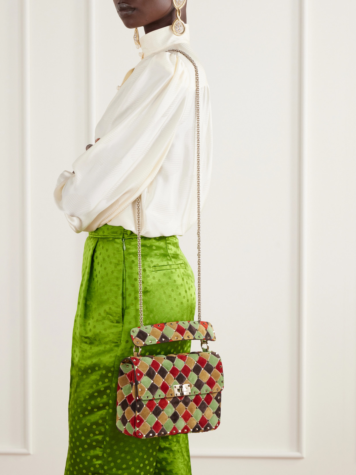 Garavani - Rockstud Spike Studded Shoulder Bag