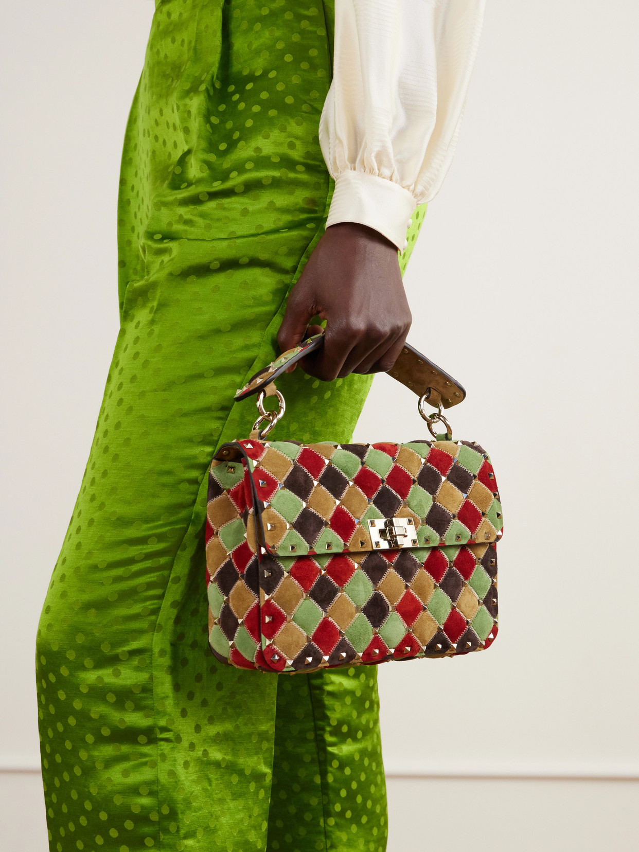 Garavani - Rockstud Spike Studded Shoulder Bag