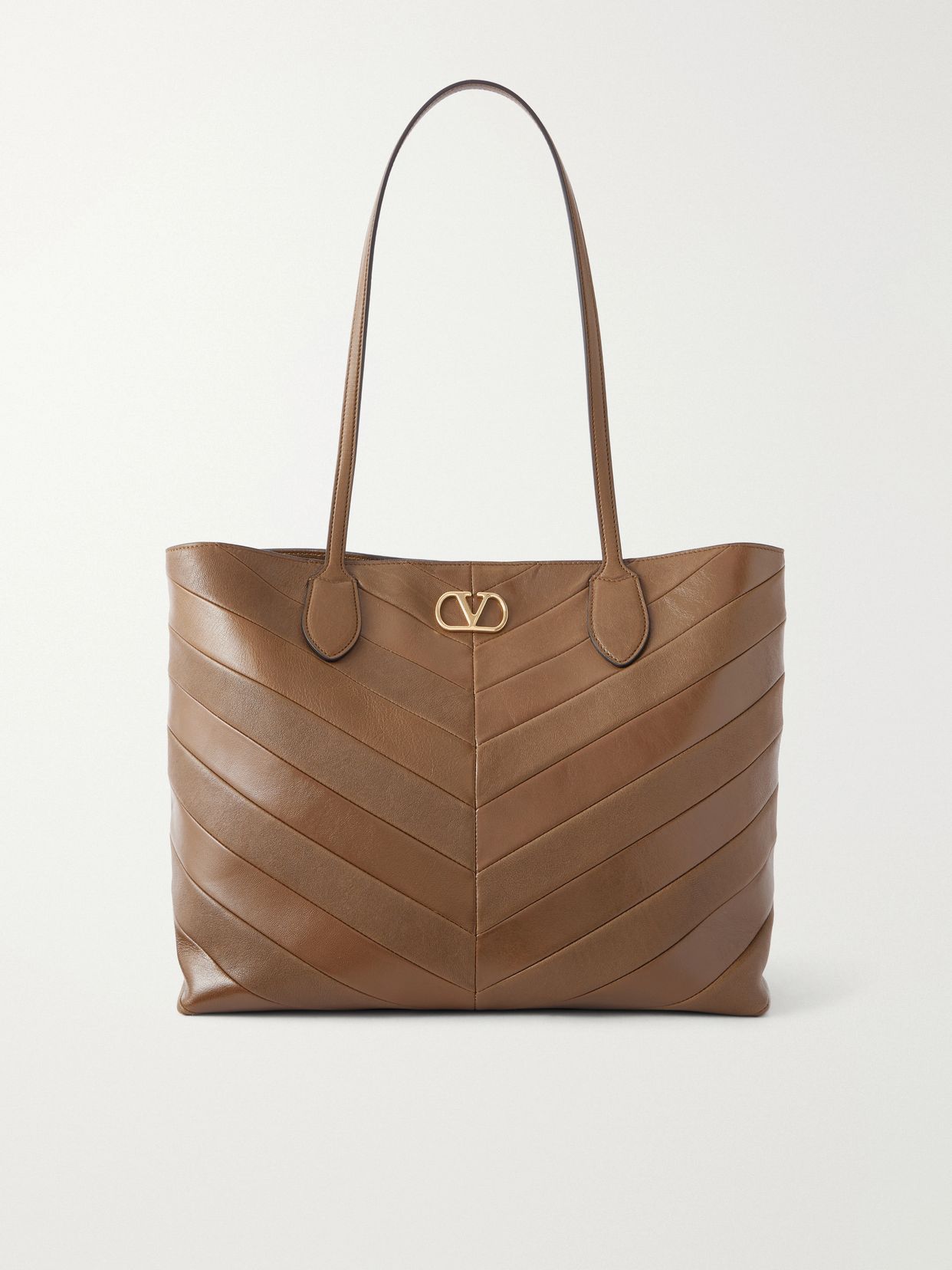 Jean medium chevron leather tote
