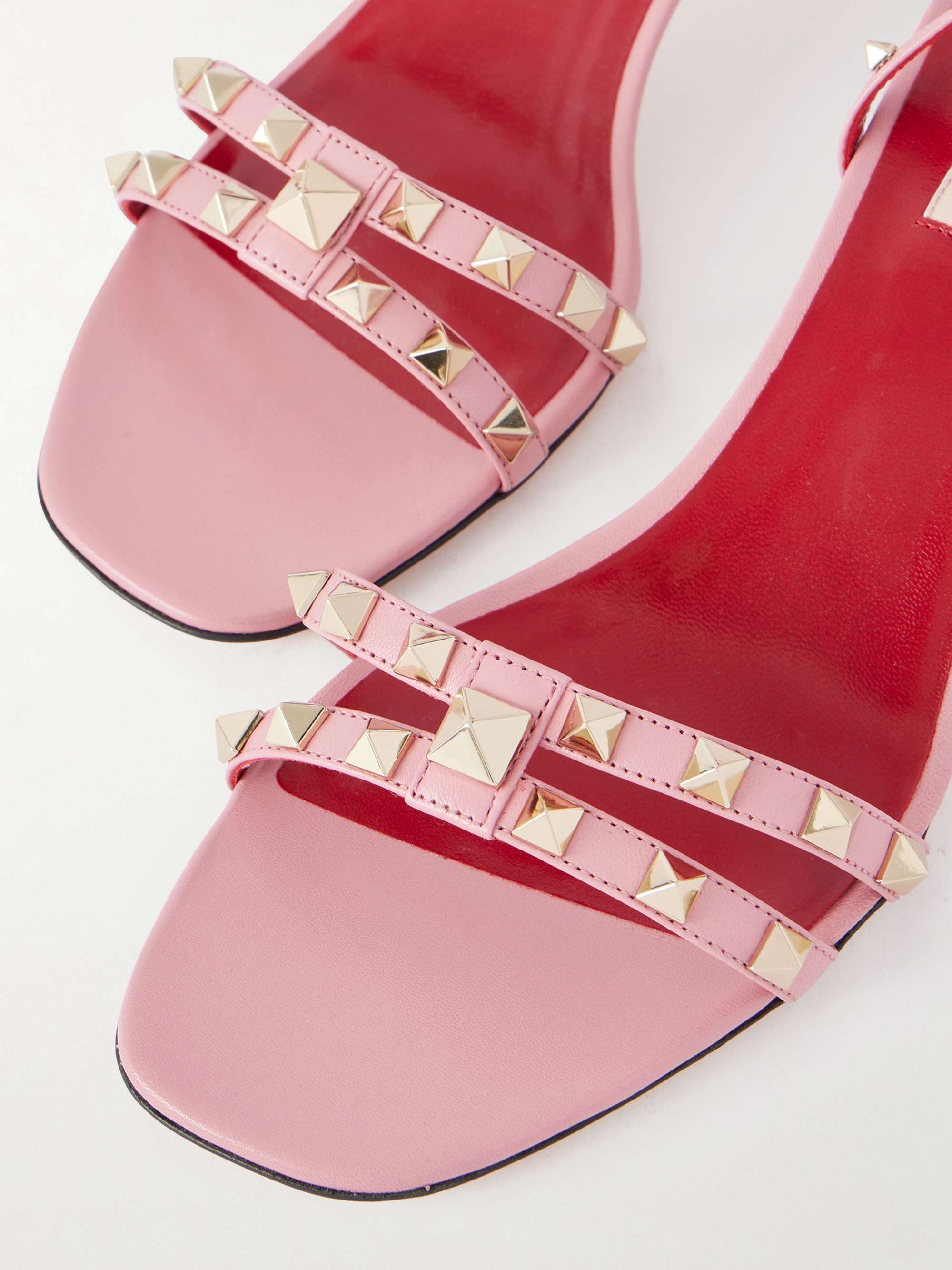VALENTINO GARAVANI Rockstud mid sandals | NET-A-PORTER