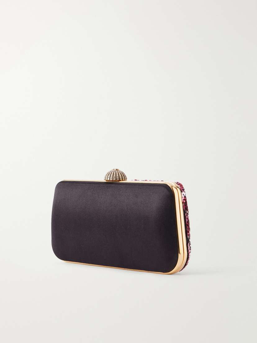 Valentino Garavani Carry Secrets Minaudière Embellished Satin Clutch | Thumbnail 4