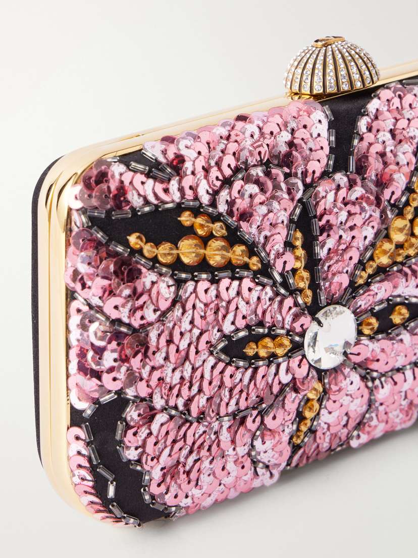 Valentino Garavani Carry Secrets Minaudière Embellished Satin Clutch | Thumbnail 5