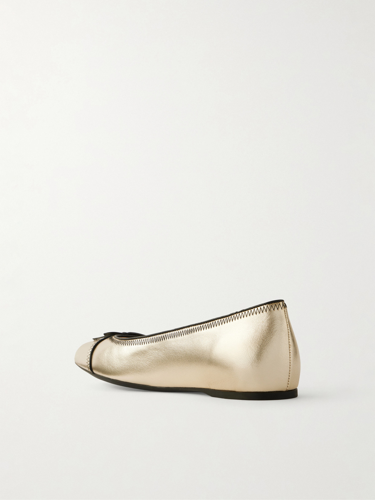 Garavani - Vlogo Bow-Embellished Ballet Flats