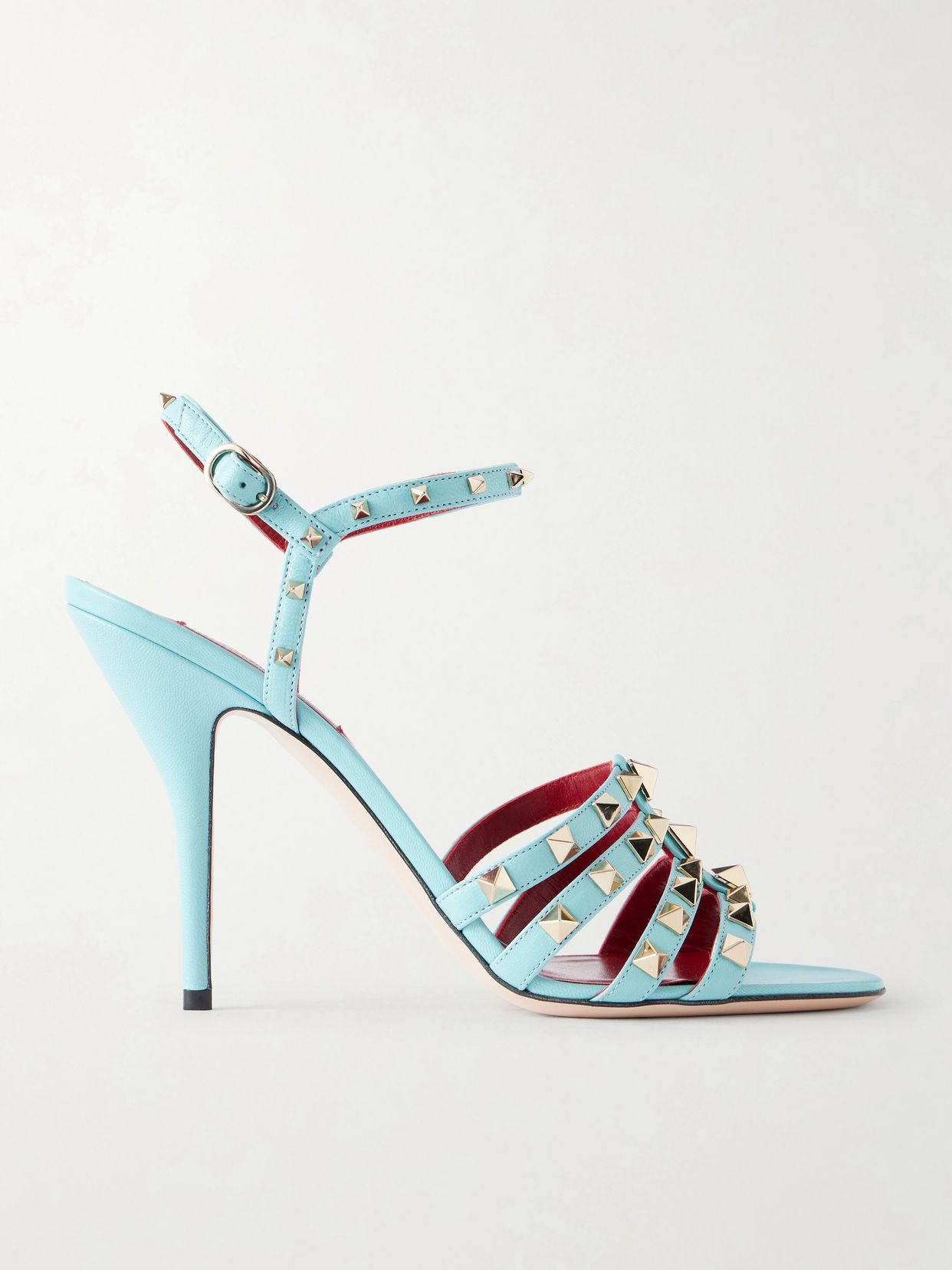 Rockstud 100 embellished leather sandals