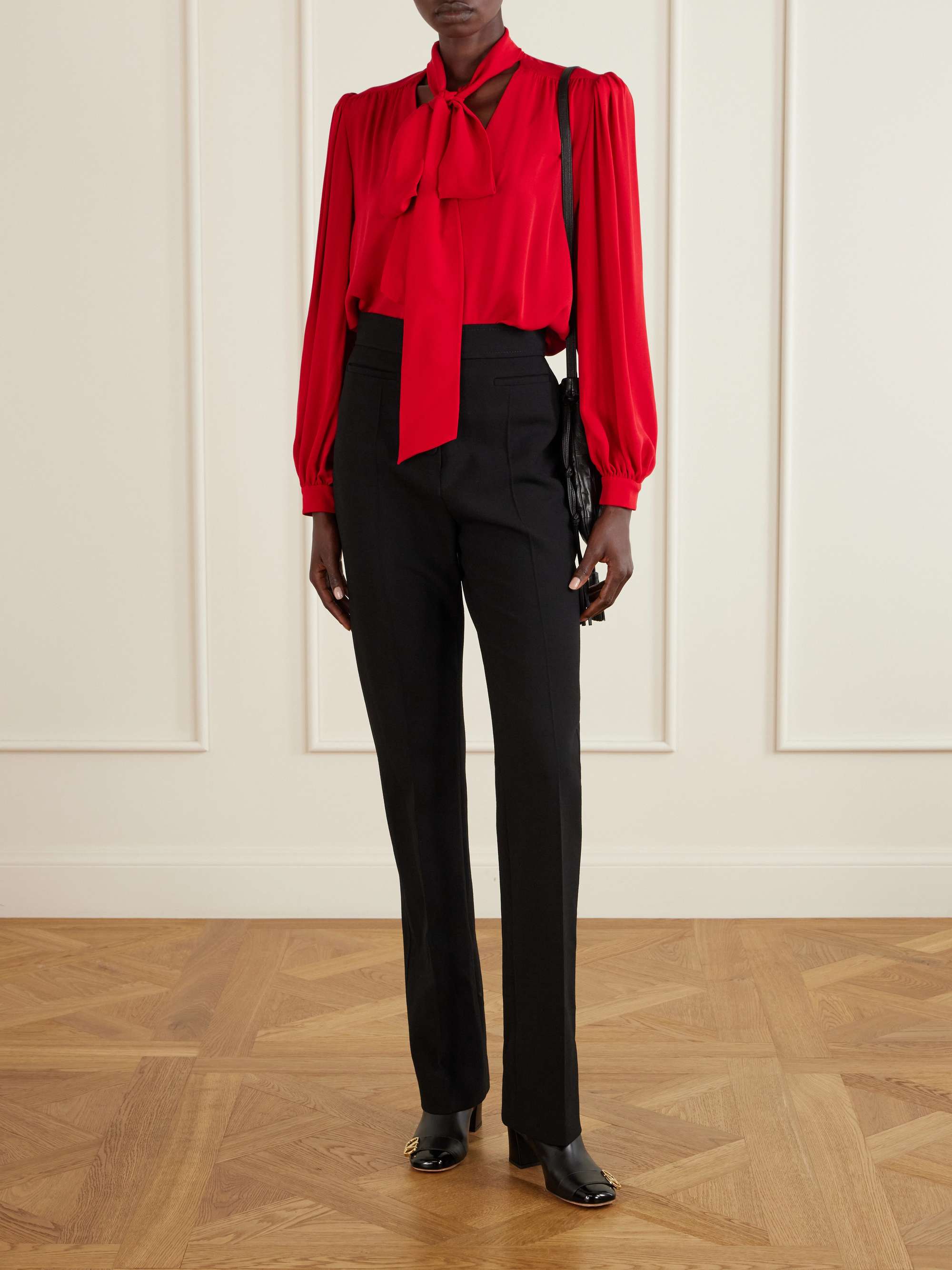 VALENTINO GARAVANI  44 2足セット VALENTINO GARAVANI Veeside 60 VLogo-embellished leather ankle