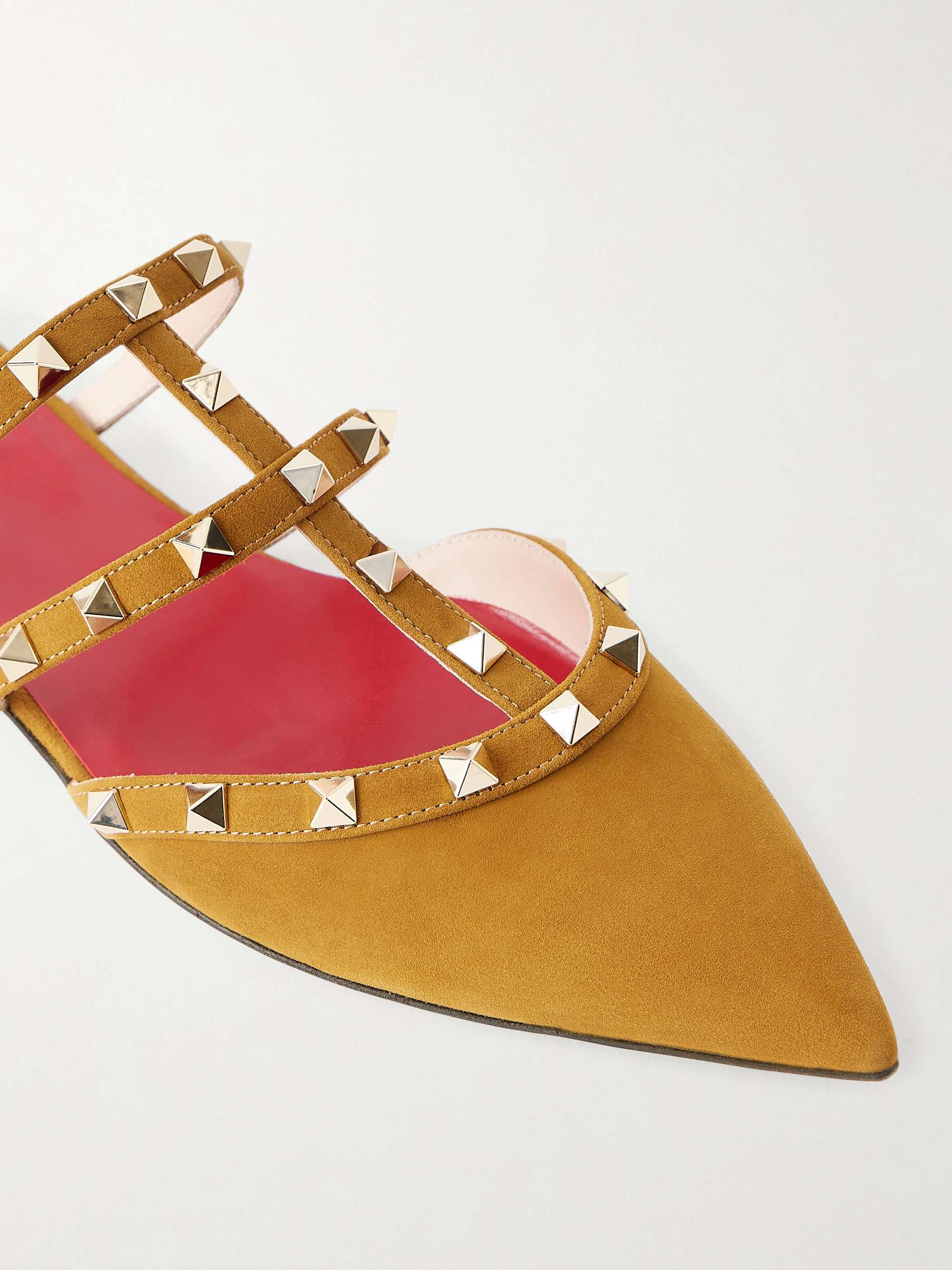 VALENTINO GARAVANI Rockstud suede mule | NET-A-PORTER