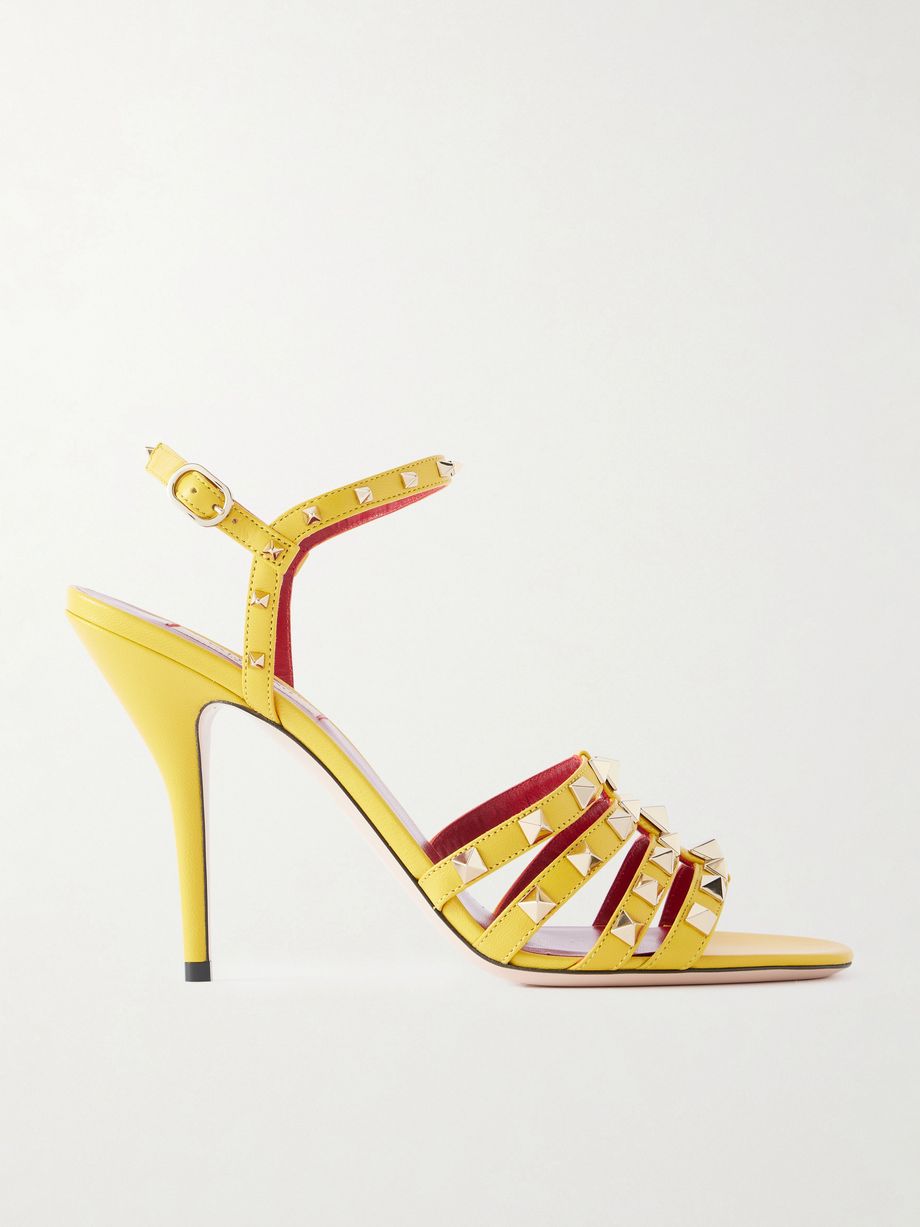 Rockstud 100 leather sandals