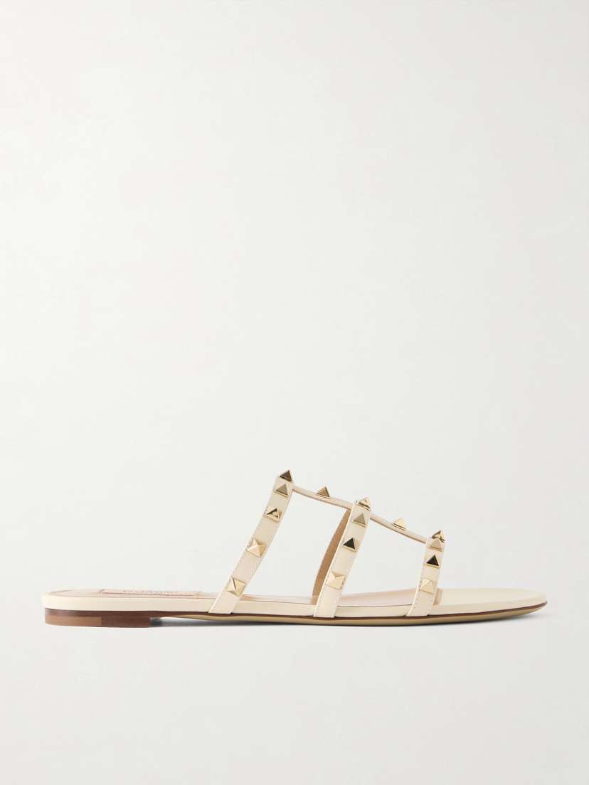 Valentino Garavani Rockstud Embellished Leather Sandals | Thumbnail 7 Valentino Garavani Rockstud Embellished Leather Sandals | Thumbnail 7